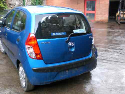 Hyundai i10 Door Handle Outer Front Drivers Side -  - Hyundai i10 2008 Petrol 1.0L 2007--2013 Manual 5 Speed 5 Door Electric Mirrors, Electric Windows Front, Wheels 14 inch, Blue